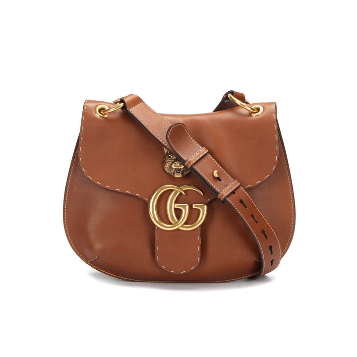 GG Marmont Leather Crossbody Bag 409154