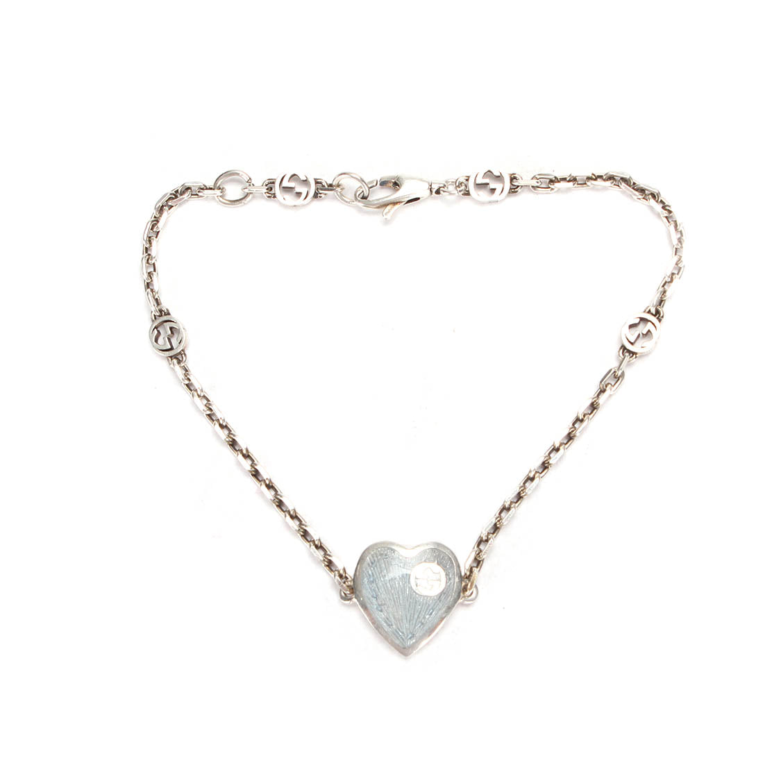 Interlocking G Heart Bracelet