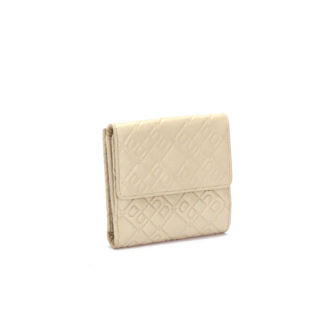 Embossed Leather Small Wallet