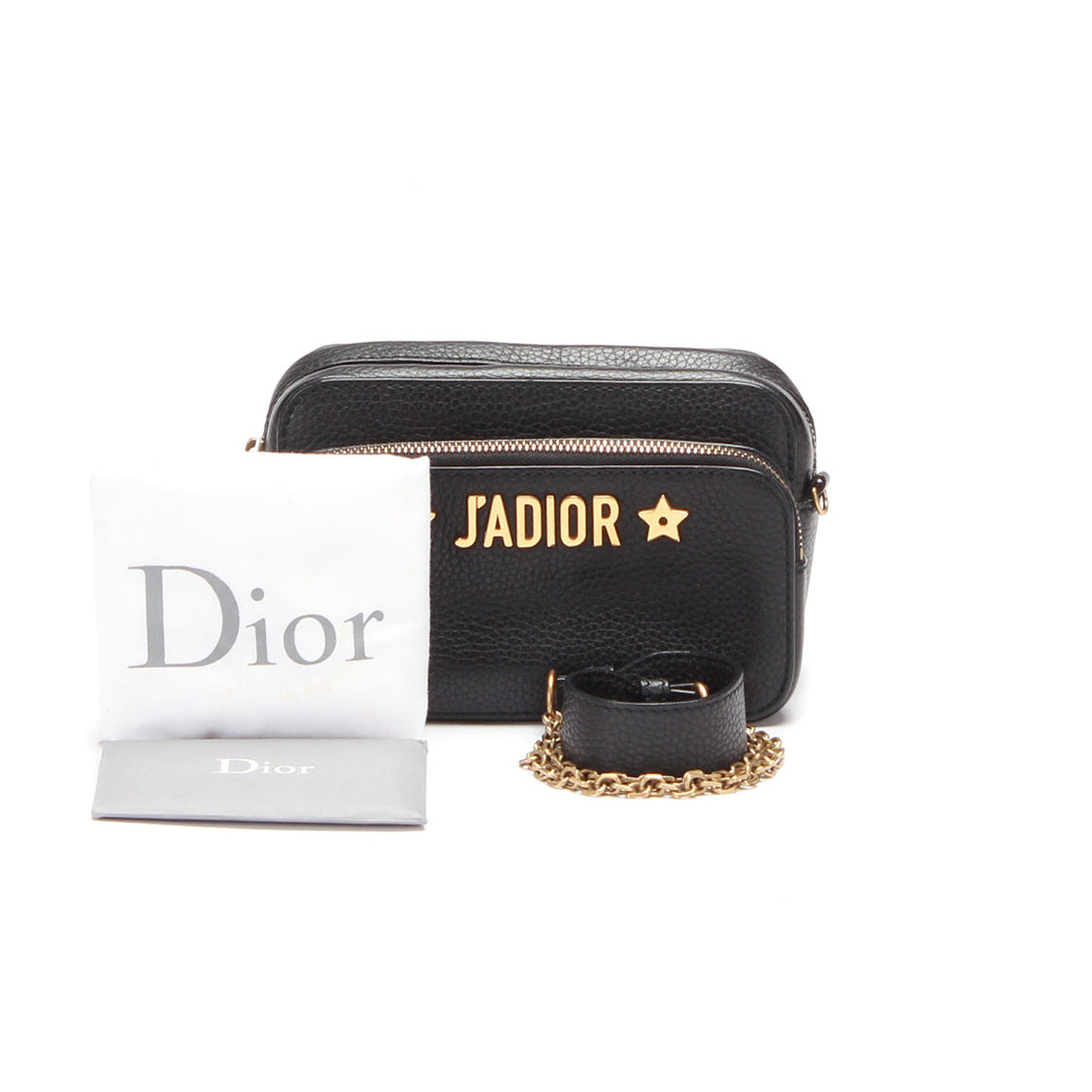 J'Adior Camera Case Clutch With Chain