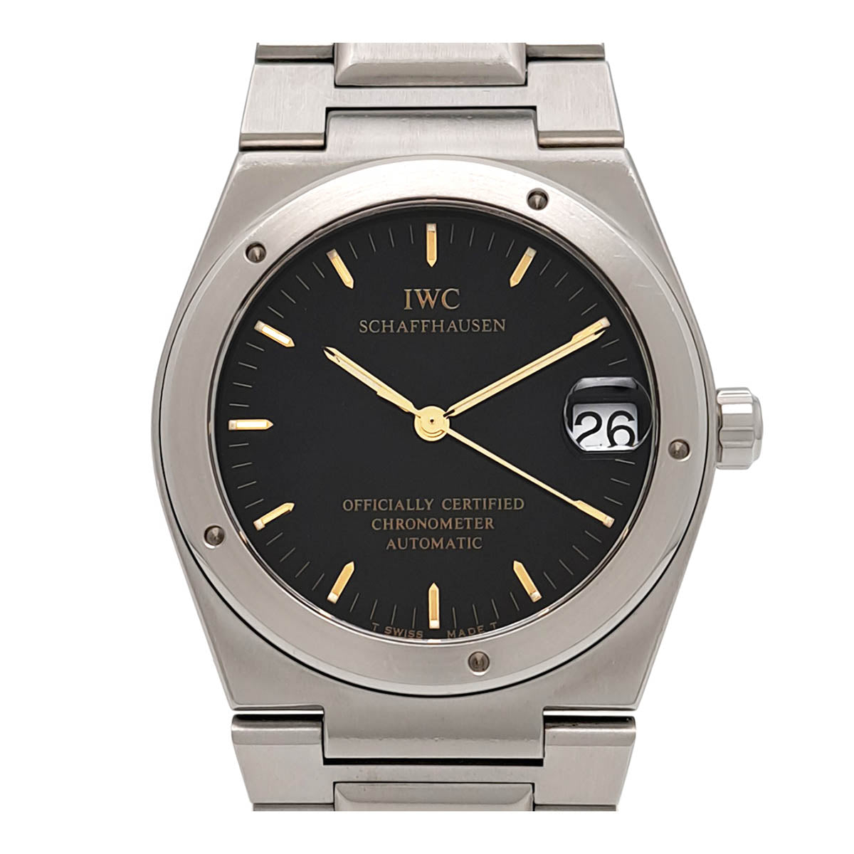 Antique IWC Ingenieur Chronometer Overhauled IW352102 Automatic Stainless Steel Men’s Pre-owned Watch IW352102