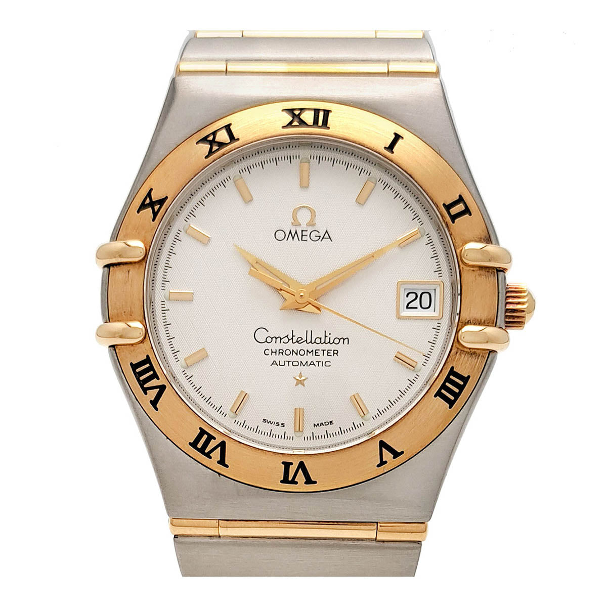 OMEGA Constellation Overhauled 1202.30 Automatic Stainless Steel Yellow Gold Men’s Pre-owned Watch 1202.3