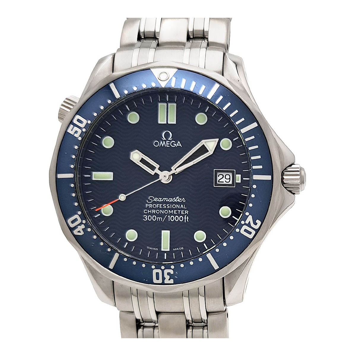OMEGA Seamaster Diver 300M Overhauled 2531.80 Automatic Stainless Steel Men’s Pre-owned Watch 2531.8