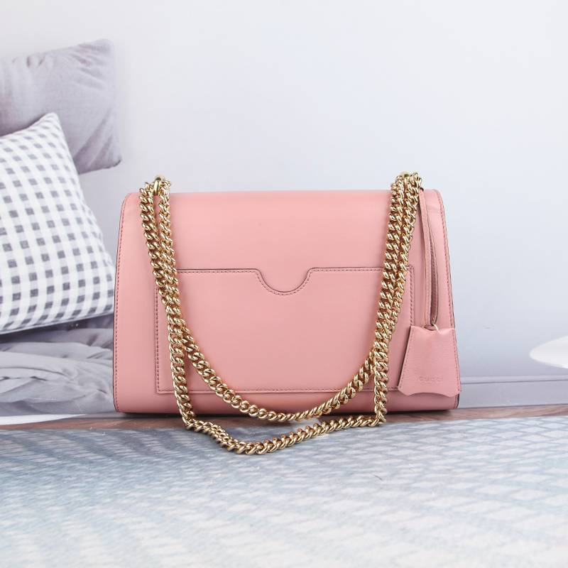 Medium Padlock Leather Shoulder Bag 409486