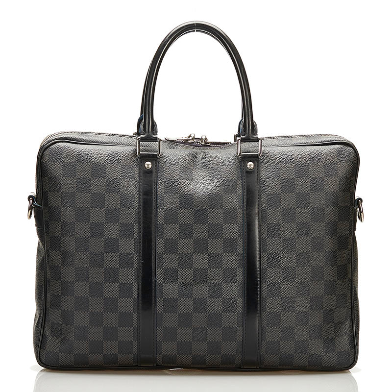 Damier Graphite Porte-Documents Jour N42400