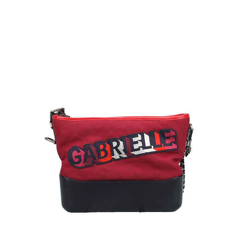 Gabrielle Embroidered Shoulder Bag
