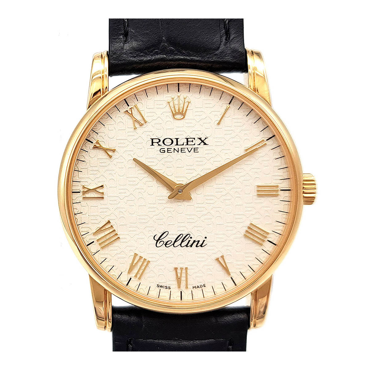 Rolex Cellini Computer Dial Overhauled 5116 Men's Manual Winding Yellow Gold Watch [Pre-owned] 5116.0