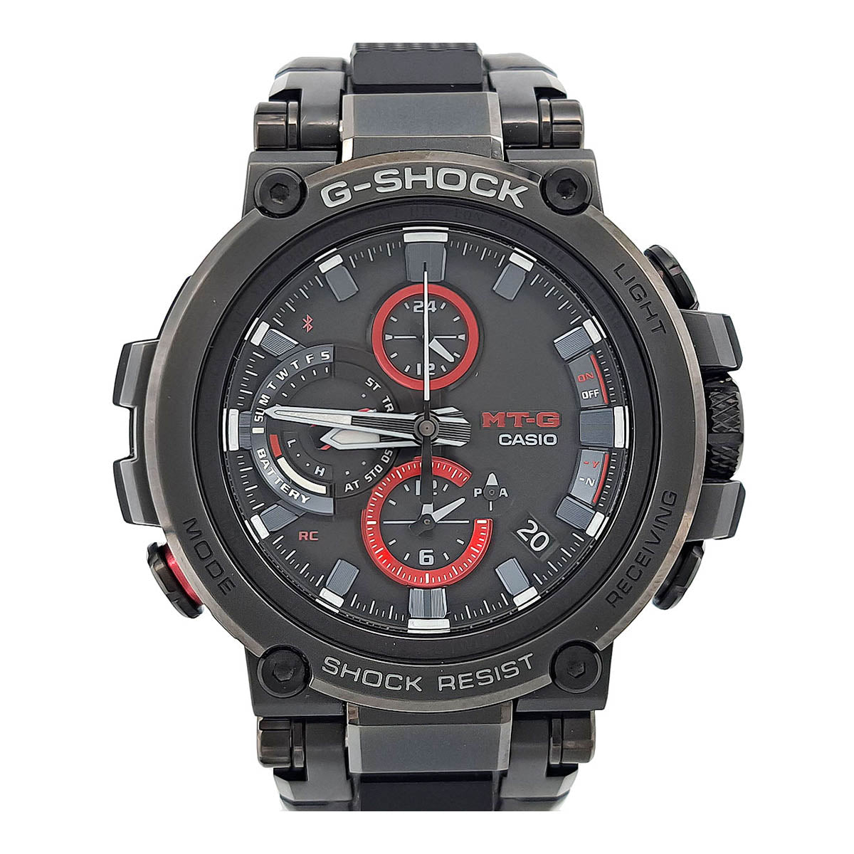 Casio G-Shock MT-G Solar-Resin-Stainless Steel Men's Watch MTG-B1000B-1AJF