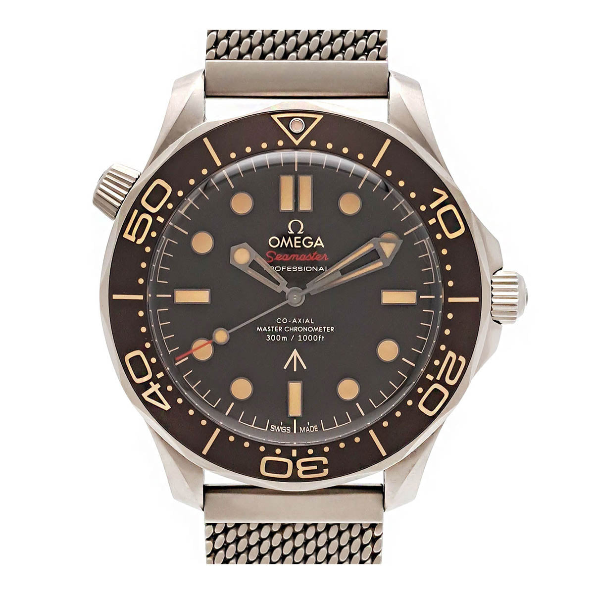 Omega Seamaster Diver 300M 007 Edition Men's Automatic Titanium Watch 210.90.42.20.01.001