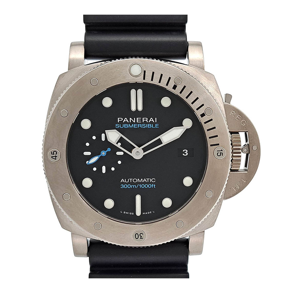 Officine Panerai Luminor 1950 Submersible PAM01305 Men's Automatic Watch in Titanium (Pre-owned) PAM01305