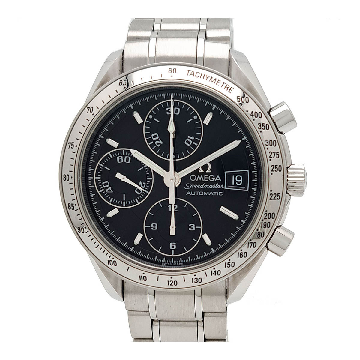 OMEGA Speedmaster Date 3513.50 Automatic Stainless Steel Men’s Pre-owned Watch 3513.5