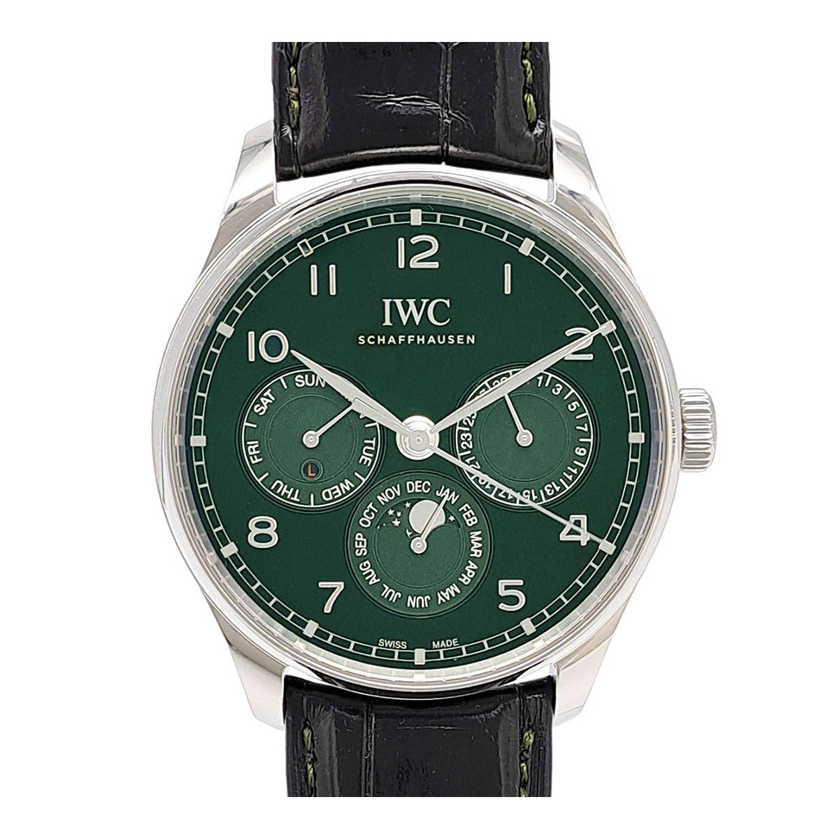 IWC Portuguese Perpetual Calendar 42 Automatic Stainless Steel Men's Watch IW344207
