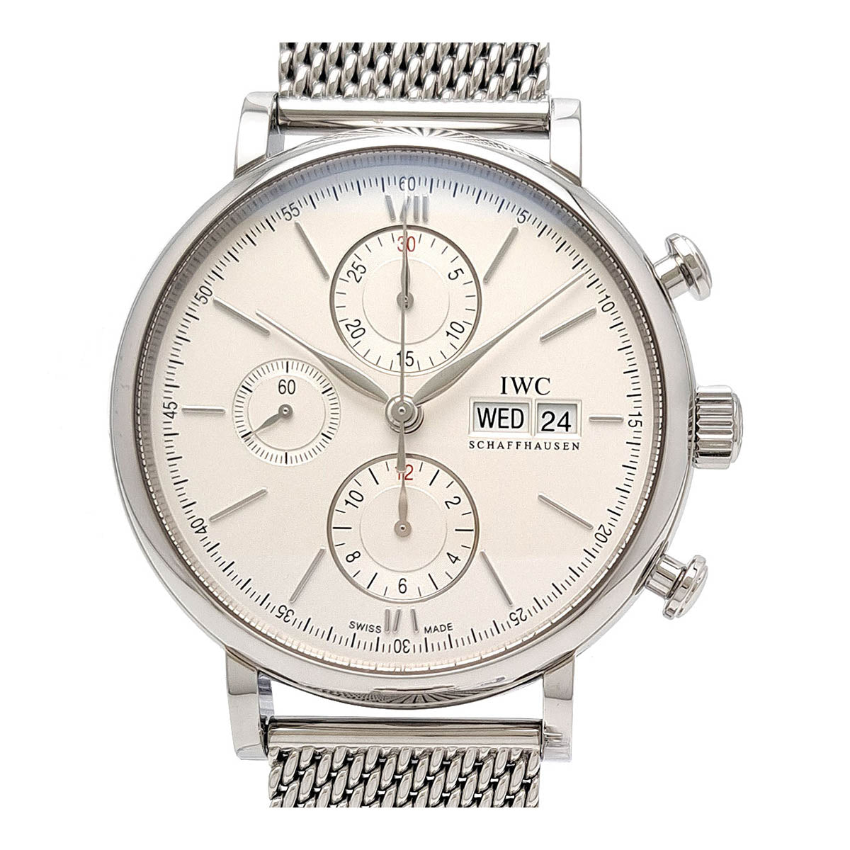 IWC Portofino Chronograph IW391028 Men's Automatic Stainless Steel Watch【Pre-owned】 IW391028