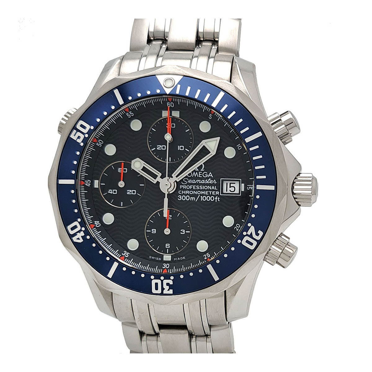 OMEGA Seamaster 300M Diver Chronograph 2599.80 Automatic Stainless Steel Men’s Pre-owned Watch 2599.8