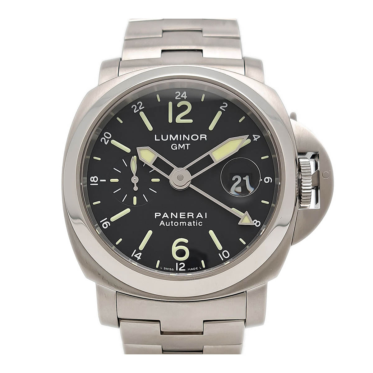 Officine Panerai Luminor GMT Automatic Stainless Steel Men's Watch PAM00297