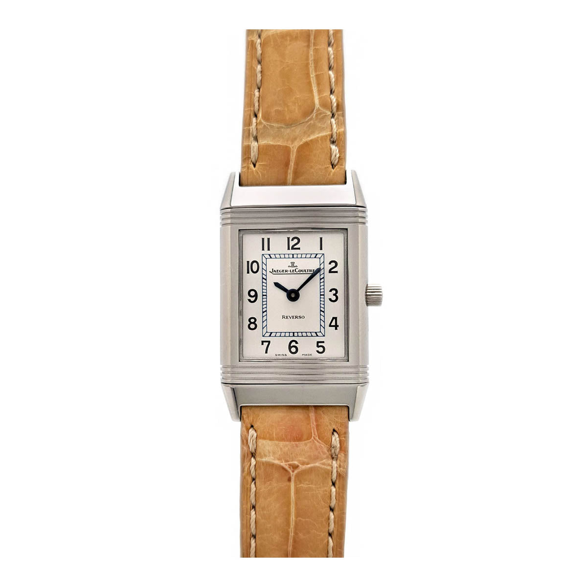 Jaeger-LeCoultre Reverso Lady 260.8.86 Women's Hand-wound Stainless Steel Wristwatch [Pre-Owned] 260.8.86