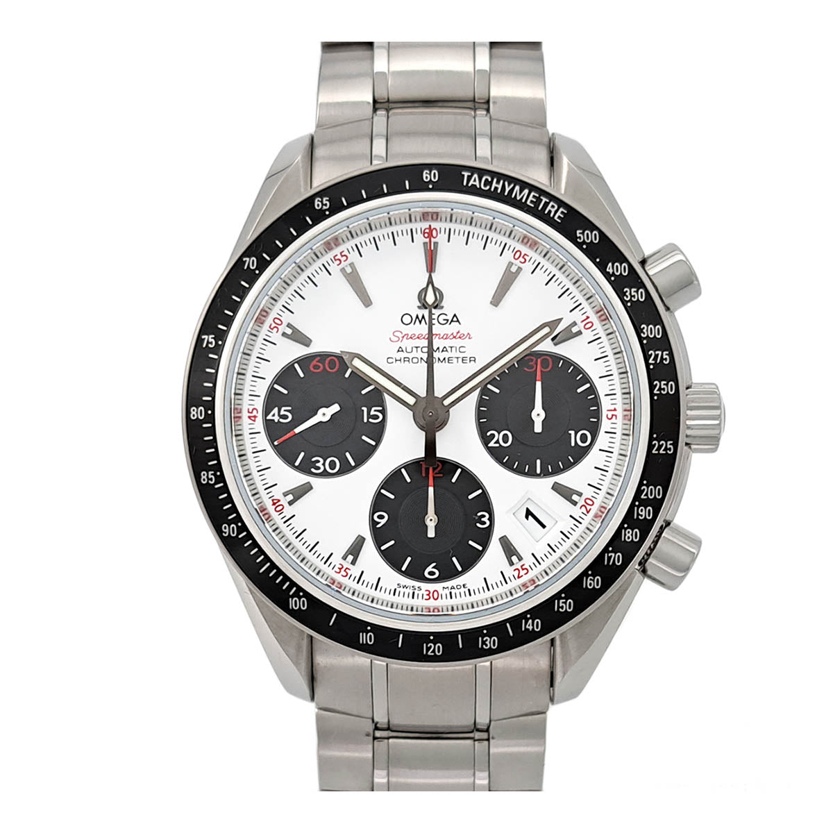 OMEGA Speedmaster Date Chronograph Panda Dial 323.30.40.40.04.001 Automatic Stainless Steel Men's Watch (Pre-Owned) 323.30.40.40.04.001