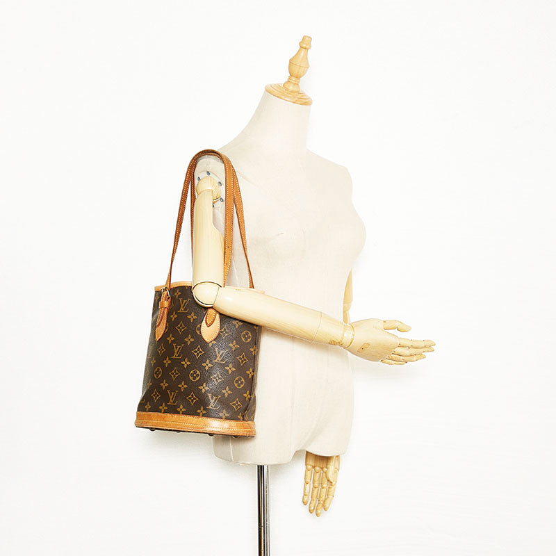 LOUIS VUITTON Monogram Bucket PM Shoulder Bag M42238, Louis Vuitton