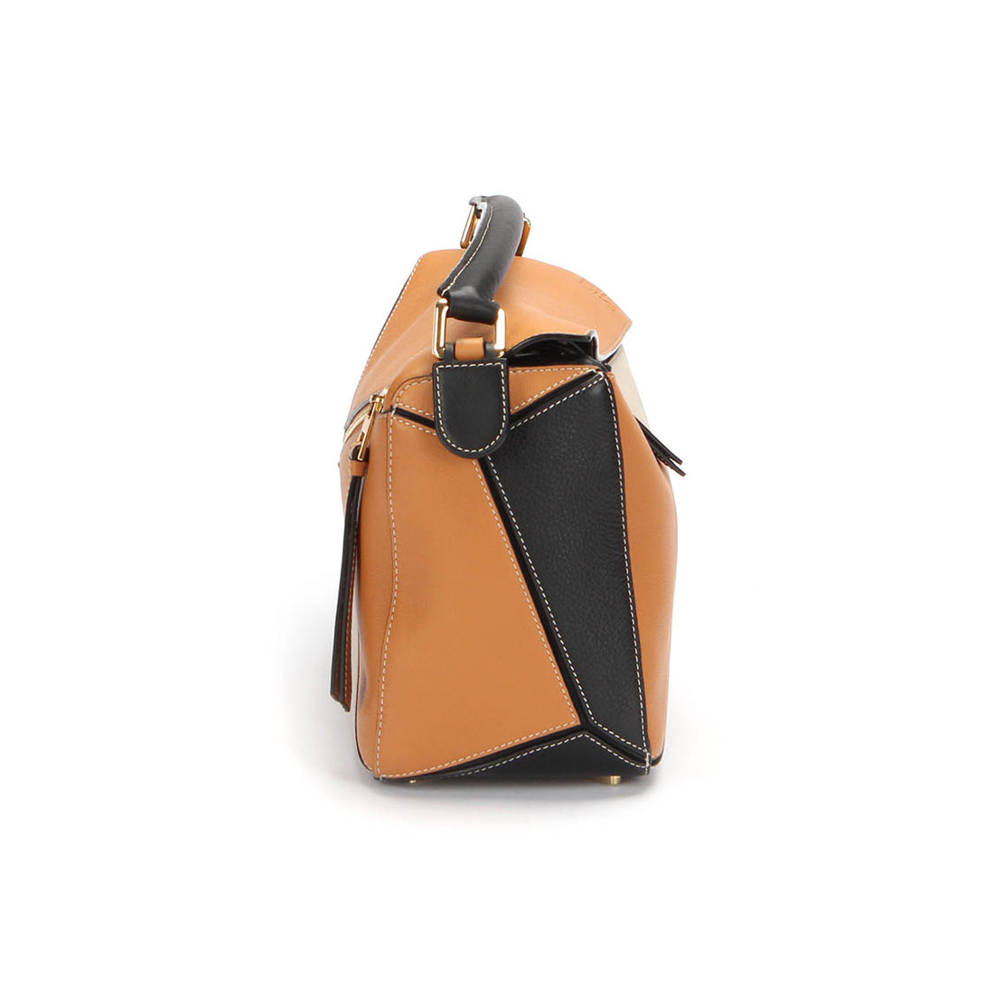 Puzzle Leather Shoulder Bag