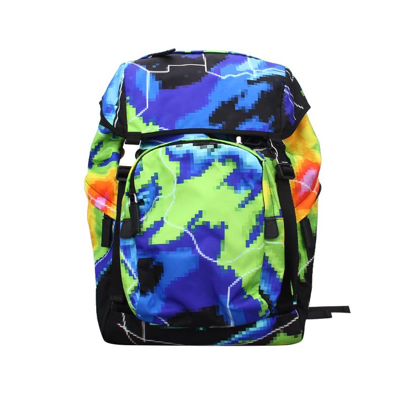 Radar Print Nylon Backpack