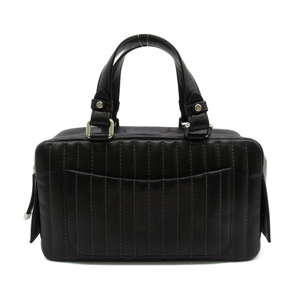 Leather Mademoiselle Boston Bag  A30036