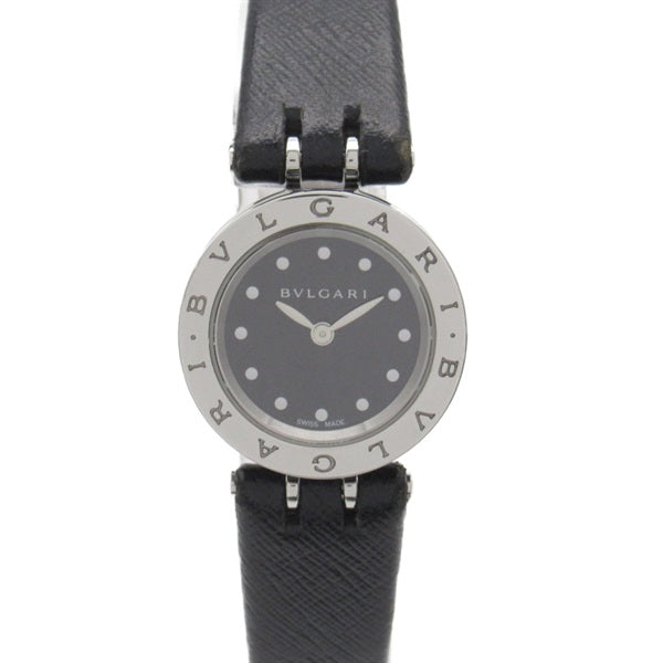 BVLGARI B-zero 1 Women's Wrist Watch BZ23SC, Quartz, Stainless Steel with Leather Strap, Used BZ23SC