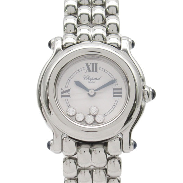 Chopard Happy Sports Quartz Wrist Watch 27/8250-23 in Stainless Steel with Diamonds for Women in White 27/8250-23