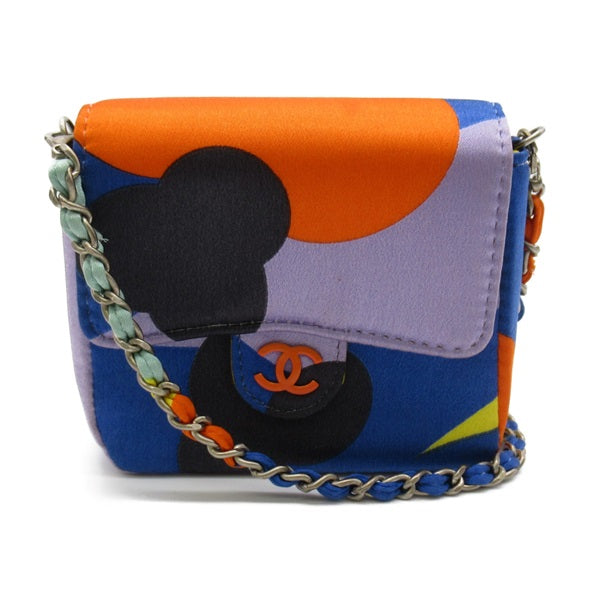 2000-2002 Multicolor Satin Mini Flap Bag