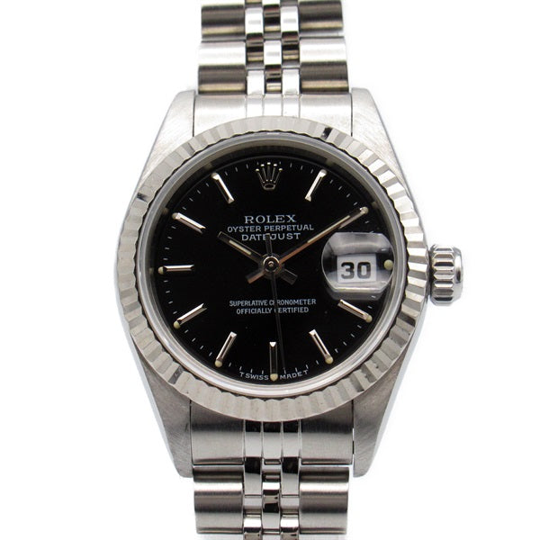 Rolex Ladies K18WG White Gold/Stainless Steel Datejust T Wrist Watch 69174.0