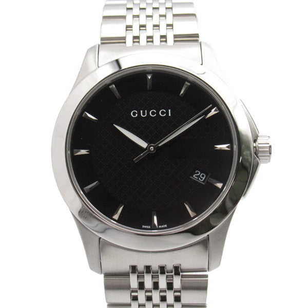 Men's Stainless Steel GUCCI G timeless 126.4 Quartz Wrist Watch  126.4