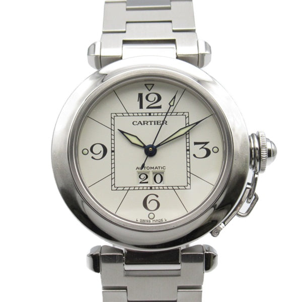 Cartier Unisex Stainless Steel Pasha C Big Date Wrist Watch W31055M7 W31055M7