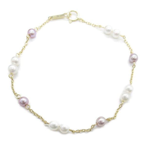 TASAKI Bracelet in K18 Yellow Gold with Pearls for Women