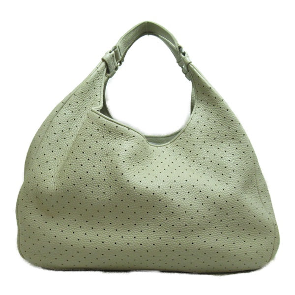 Perforated Leather Hobo Bag
