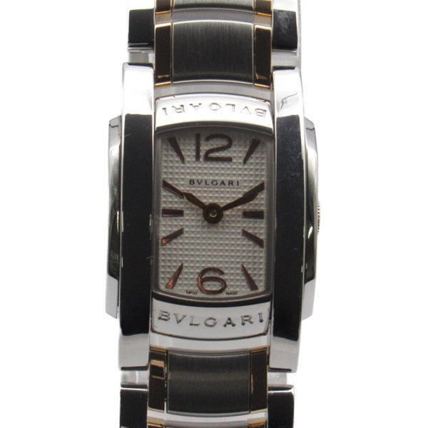 BVLGARI Assioma Women's Wrist Watch - Stainless Steel & 18K Rose Gold, Quartz AA26S