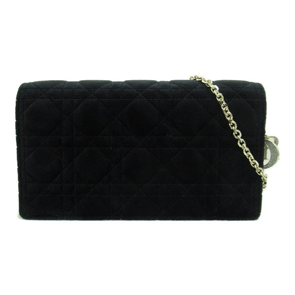 Velvet Cannage Lady Dior Convertible Clutch