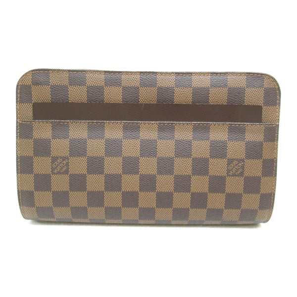 Louis Vuitton Damier Ebene Saint Louis Clutch Canvas Clutch Bag N51993 in Excellent condition