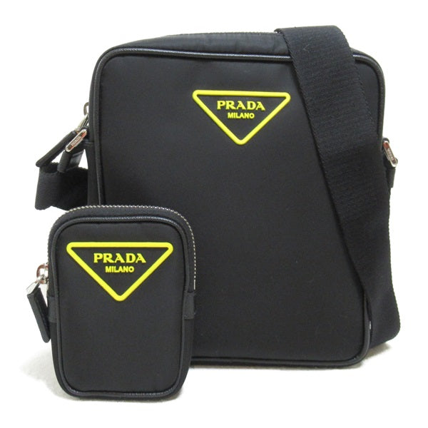 Prada Nylon Messenger Bag Canvas Crossbody Bag 2VH112 in Excellent condition