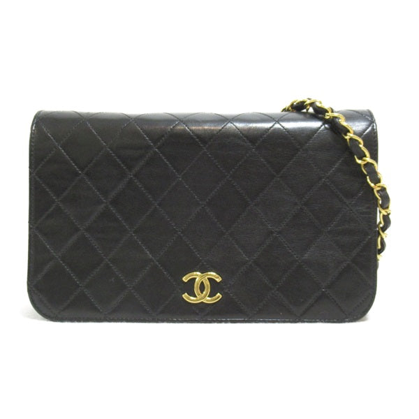 Quilted CC Full Flap Crossbody Bag