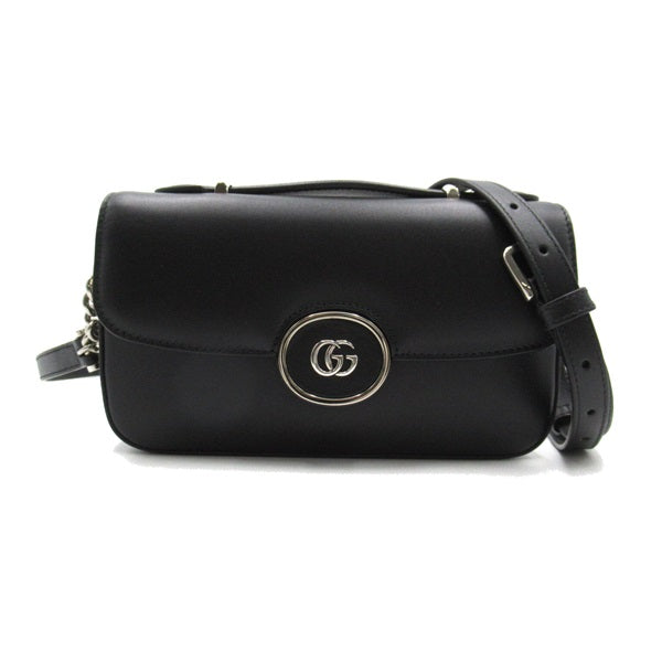 Petite GG Leather Shoulder Bag 739722AABSG1000