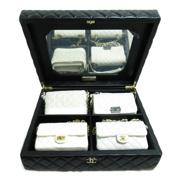 4 Leather Chain Mini Bags Set AS1949
