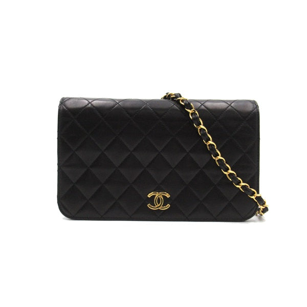CC Quilted Leather Full Flap Bag A03568