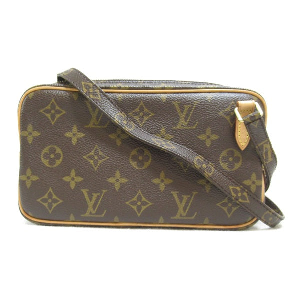 Louis Vuitton Monogram Pochette Marly Bandouliere Canvas Crossbody Bag M51828 in Fair condition