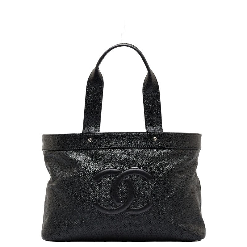 CC Perforated Leather Tote Bag