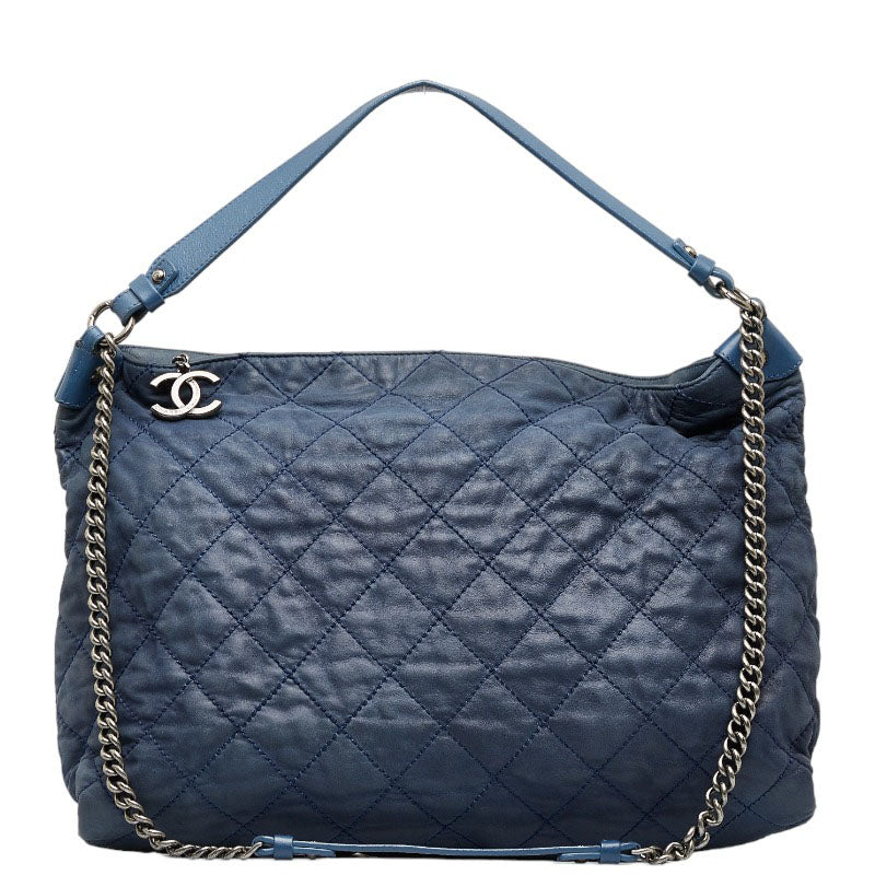 Quilted Leather French Riviera Hobo Bag – LuxUness