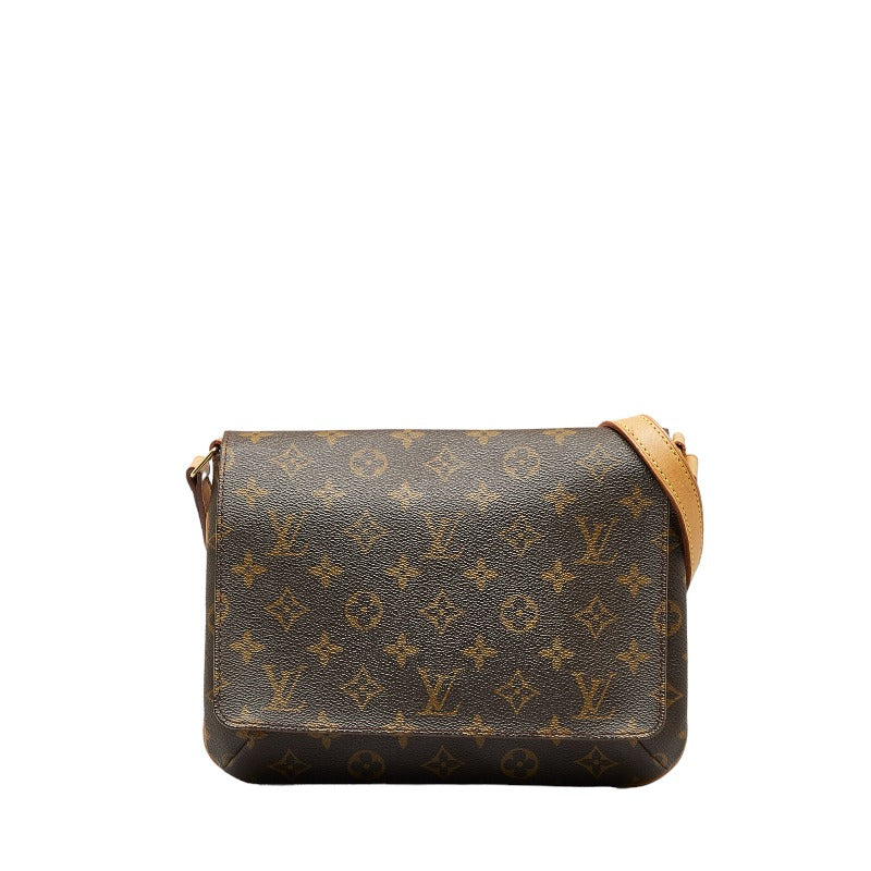 Auth Louis Vuitton Monogram Musette Tango Short Strap M51257 Shoulder Bag