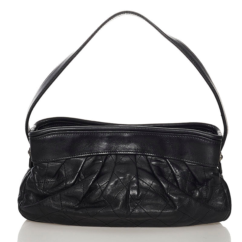 Matelasse Leather Shoulder Bag