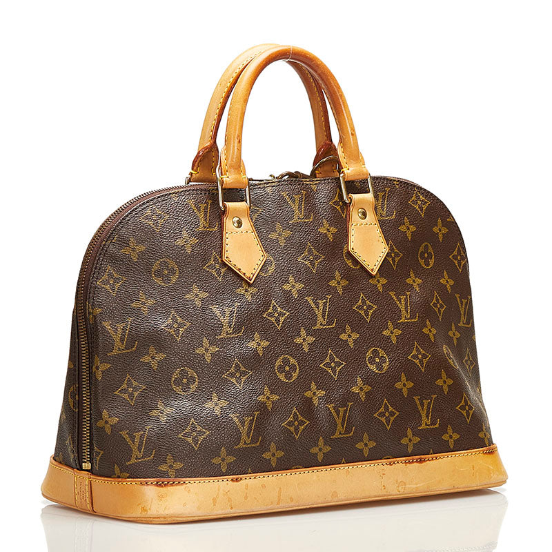 Louis Vuitton Monogram Alma PM Canvas Handbag M51130 in Fair condition