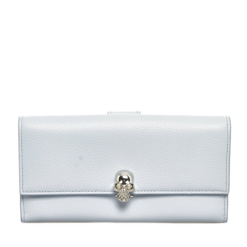 Alexander McQueen Skull Continental Wallet Leather Long Wallet in Good condition