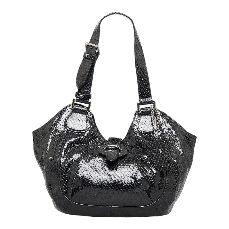 Celine Embossed Leather Shoulder Bag Leather Shoulder Bag WD-SA-0059 in Fair condition