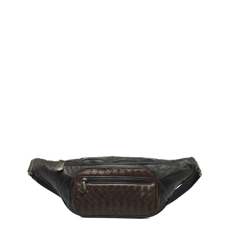 Intrecciato Leather Belt Bag 222310
